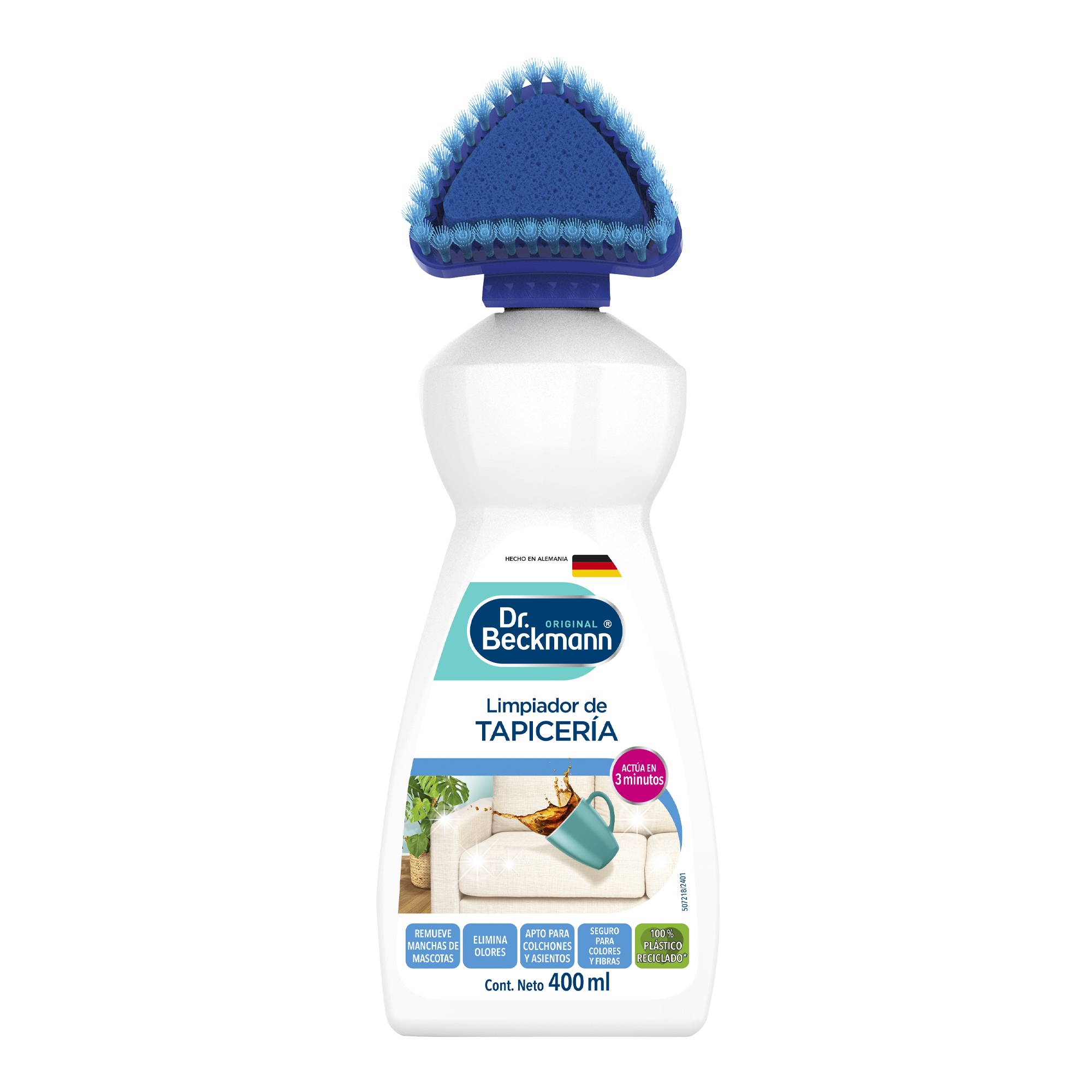 Limpiador de Tapicería 400 ml Dr. Beckmann. Producto Alemán Sustentable