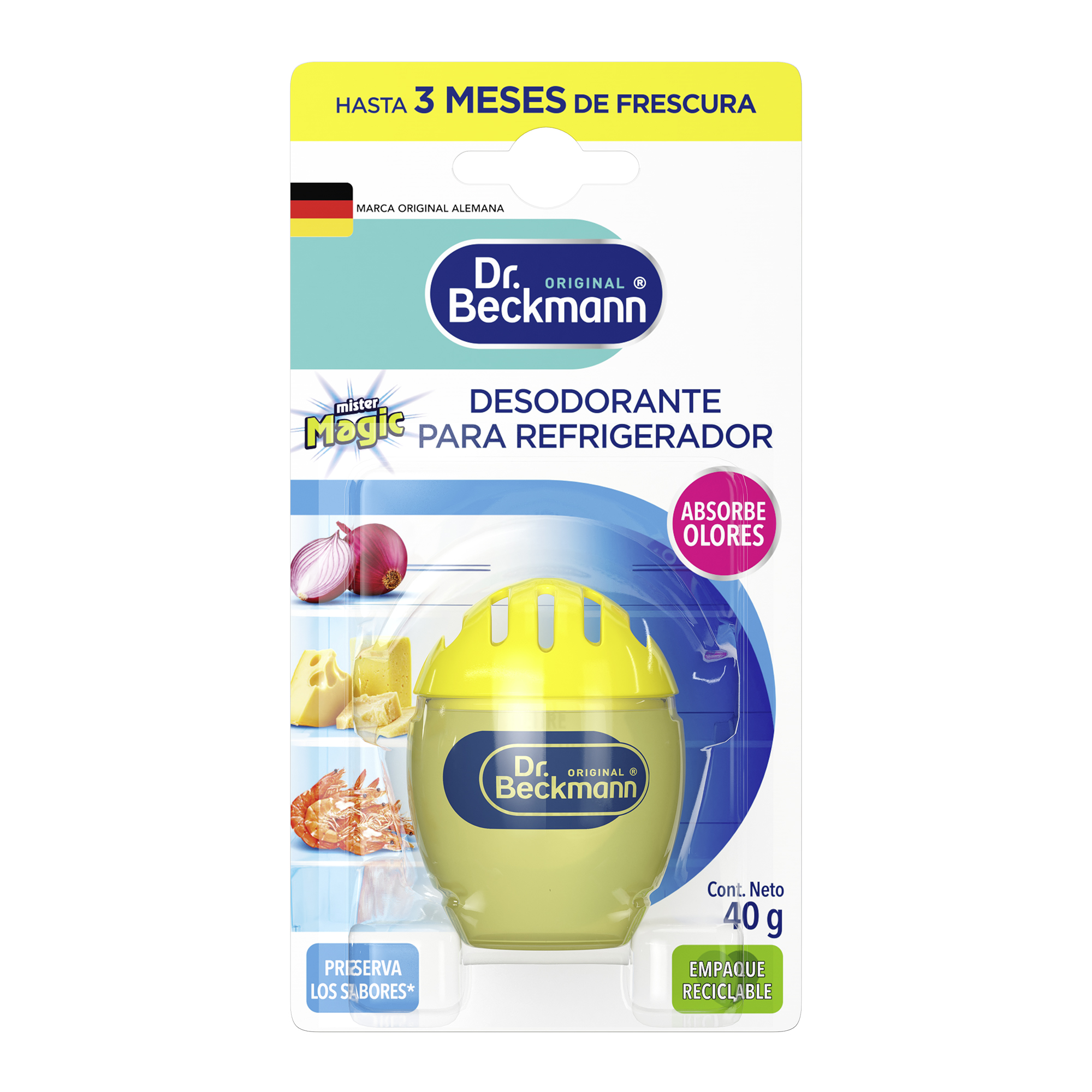 Absorbe olores para refrigerador 40g