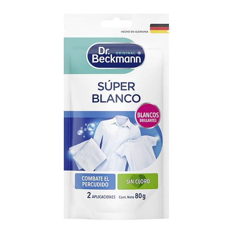 Blanqueador de ropa Súper Blanco 80g