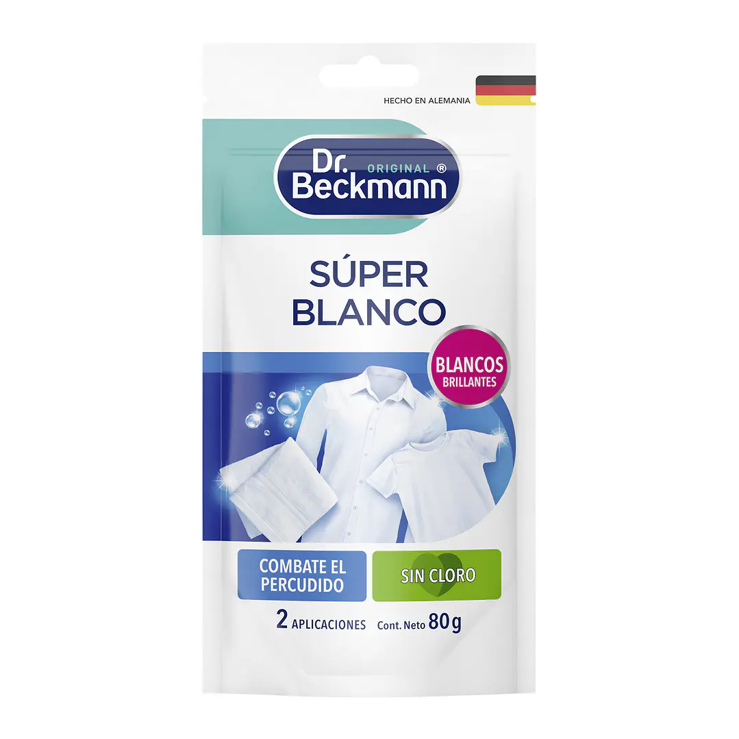 Blanqueador de ropa Súper Blanco 80g 1