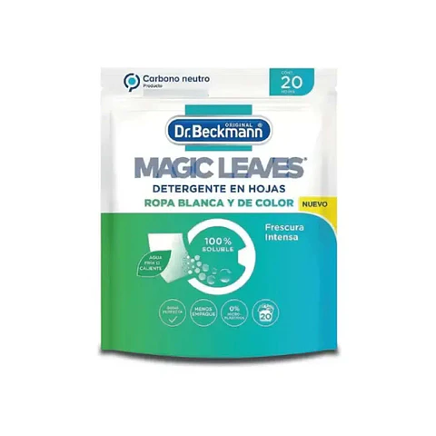 Detergente de ropa en láminas (20 cargas)