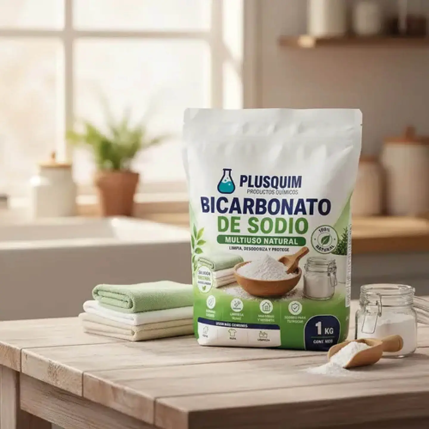 Bicarbonato de sodio 1kg 2