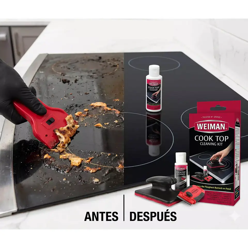 Kit limpiador para vitrocerámica Weiman 2