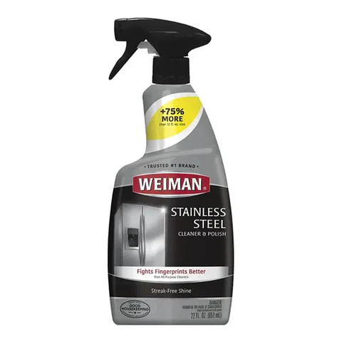 Limpiador y Pulidor acero inoxidable gatillo Weiman 651 ml