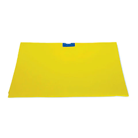 Trapero gamuza amarillo 50 x 60 cm con ojal