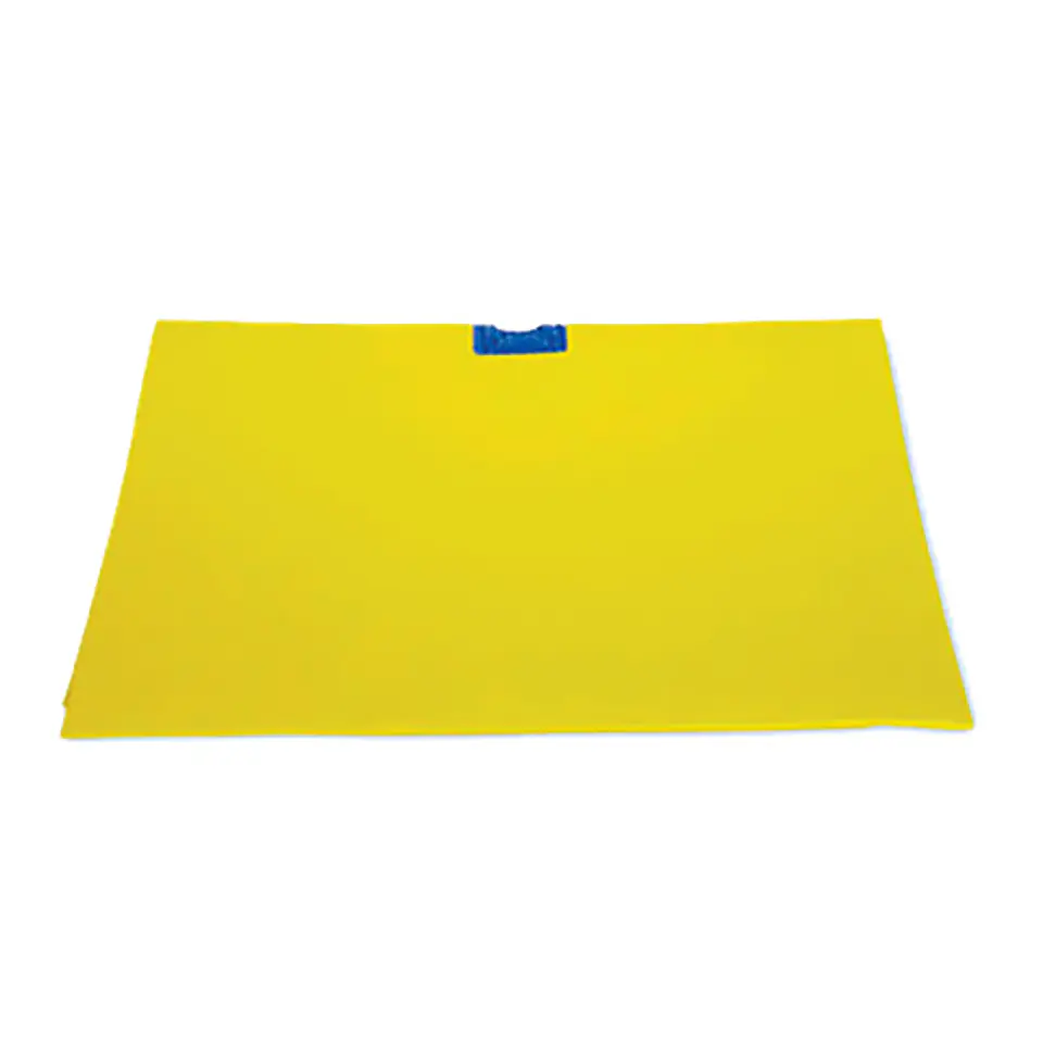Trapero gamuza amarillo 50 x 60 cm con ojal 1