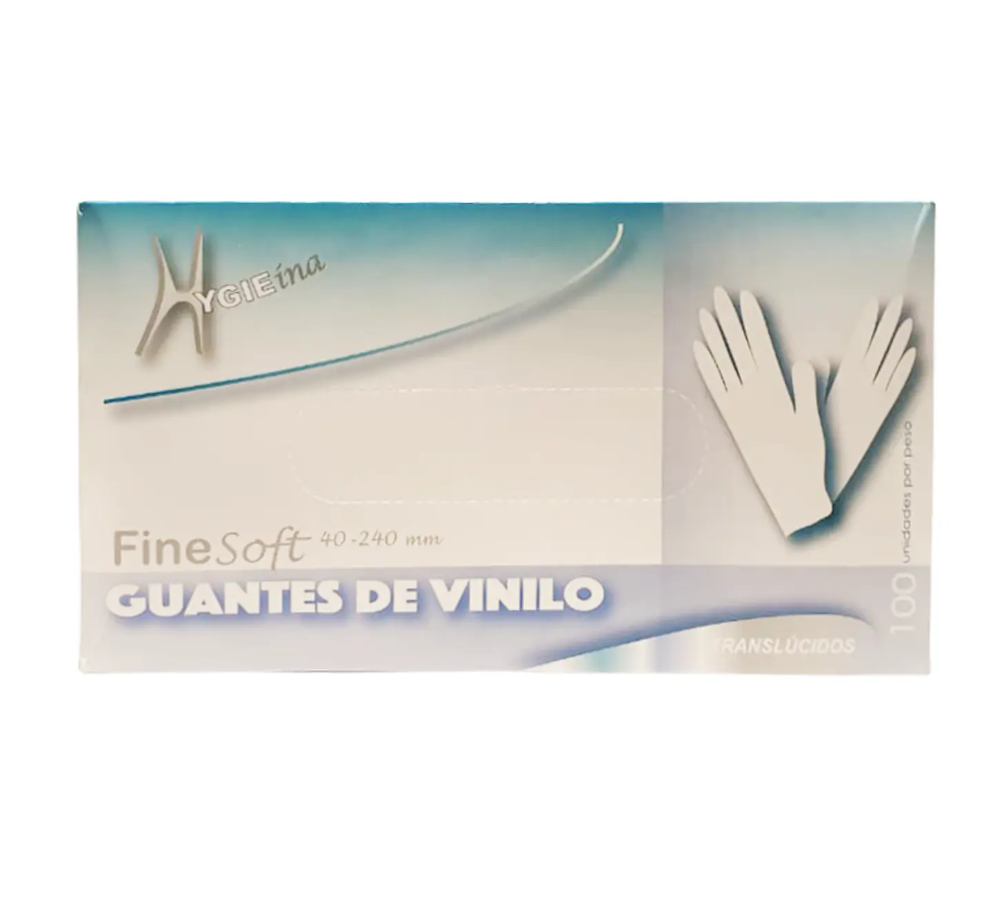 Guantes de examinación vinilo TALLA L 1