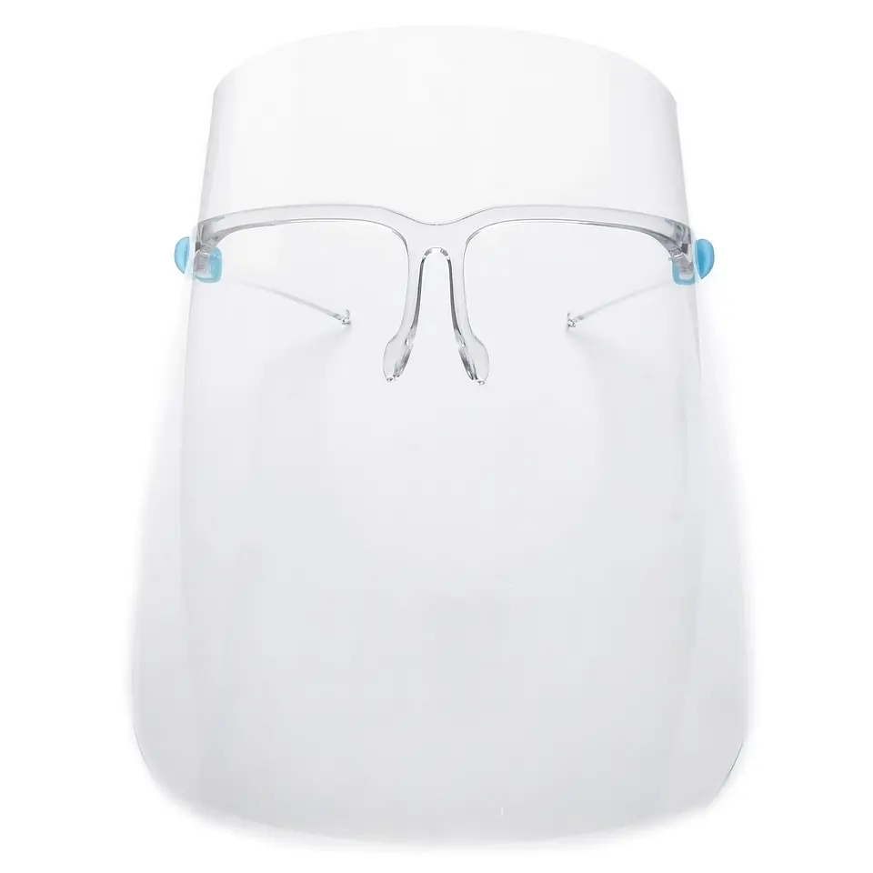 Escudo facial fijación tipo lentes 2