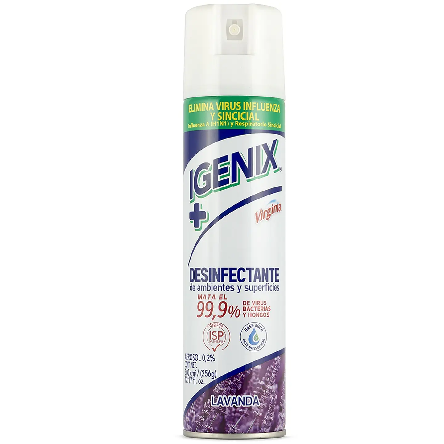 Desinfectante en aerosol Lavanda 360 ml 1