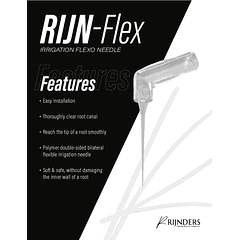 RIJN-FLEX agujas para irrigación flexible (caja de 20 unidades)