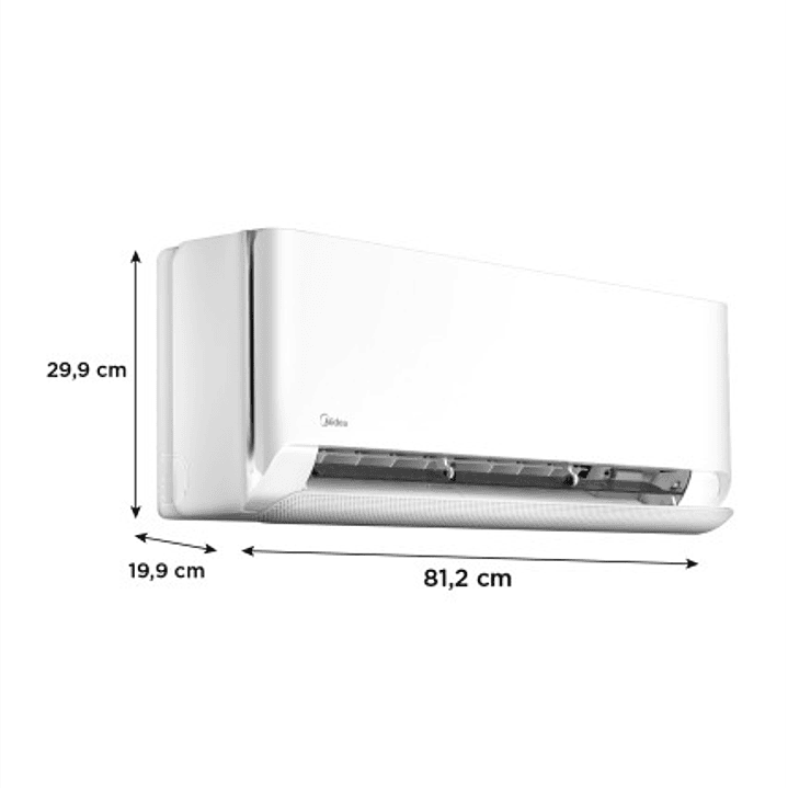 Aire Acondicionado 9000 Btu Inverter Marca Midea Modelo Breezeless  2