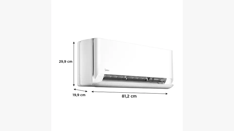 Aire Acondicionado 9000 Btu Inverter Marca Midea Modelo Breezeless  2