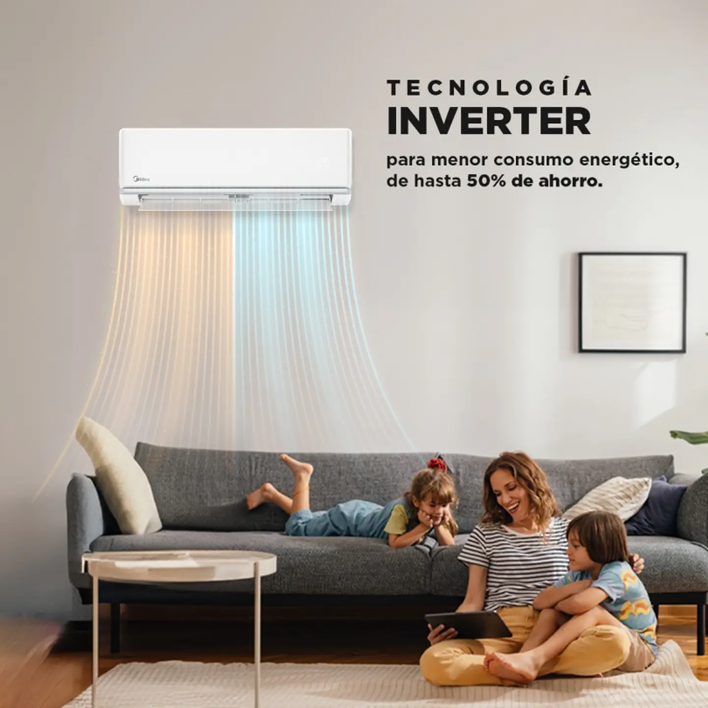 Aire Acondicionado 9000 Btu Inverter Marca Midea Modelo Breezeless  5