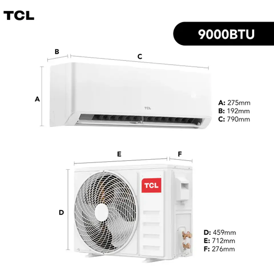 Aire Acondicionado Tcl 12000 Btu BreezIN  3