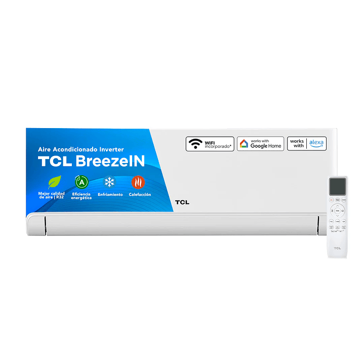 Aire Acondicionado 18000 Btu Inverter Marca TCL Modelo BreezIN 1