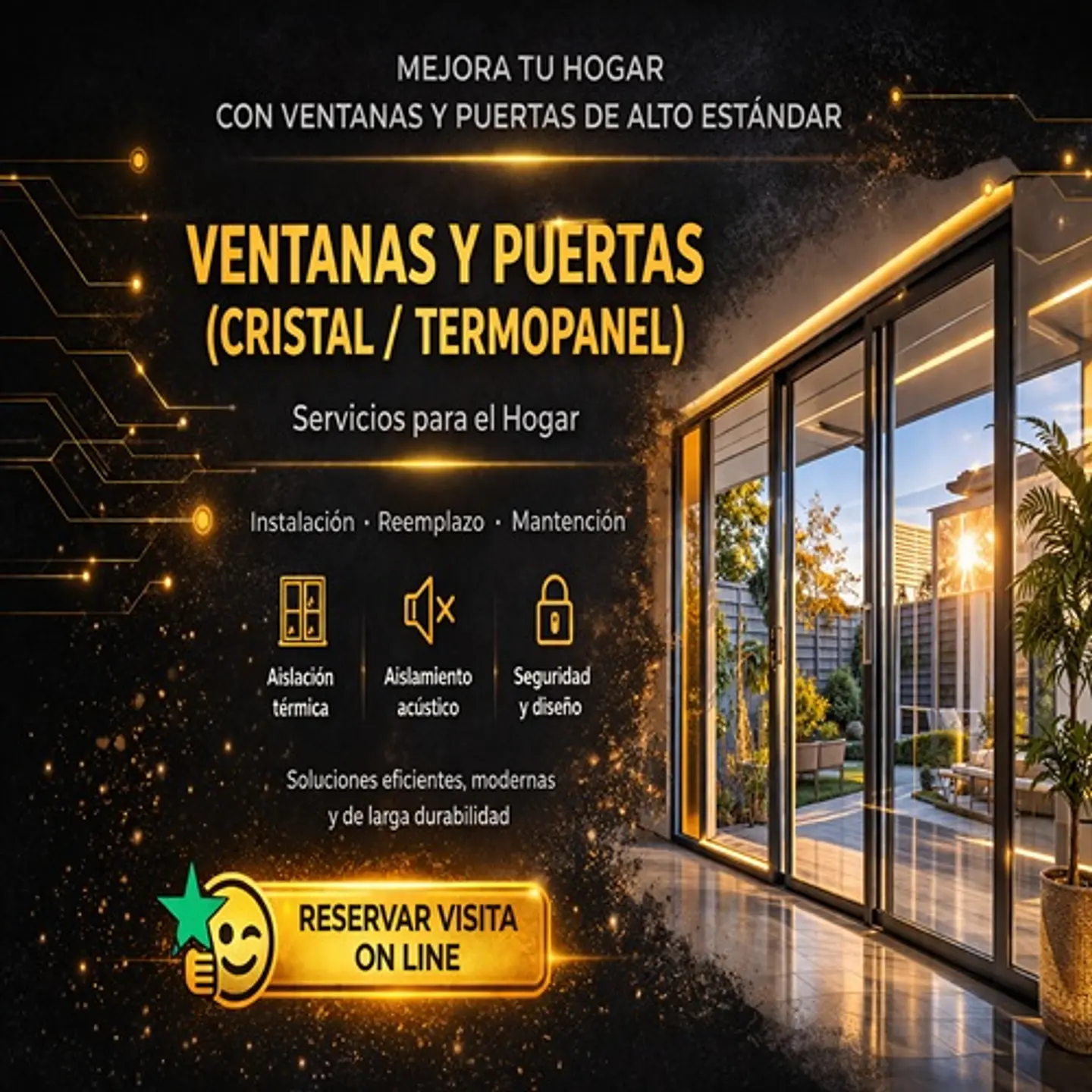 Ventanas y Puertas (Cristal / Termopanel) 1