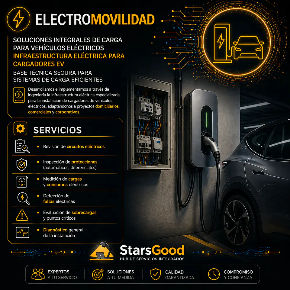 Infraestructura Eléctrica para Cargadores EV 1