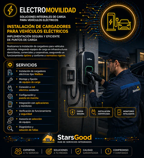 Instalación de Cargadores para Vehículos Eléctricos