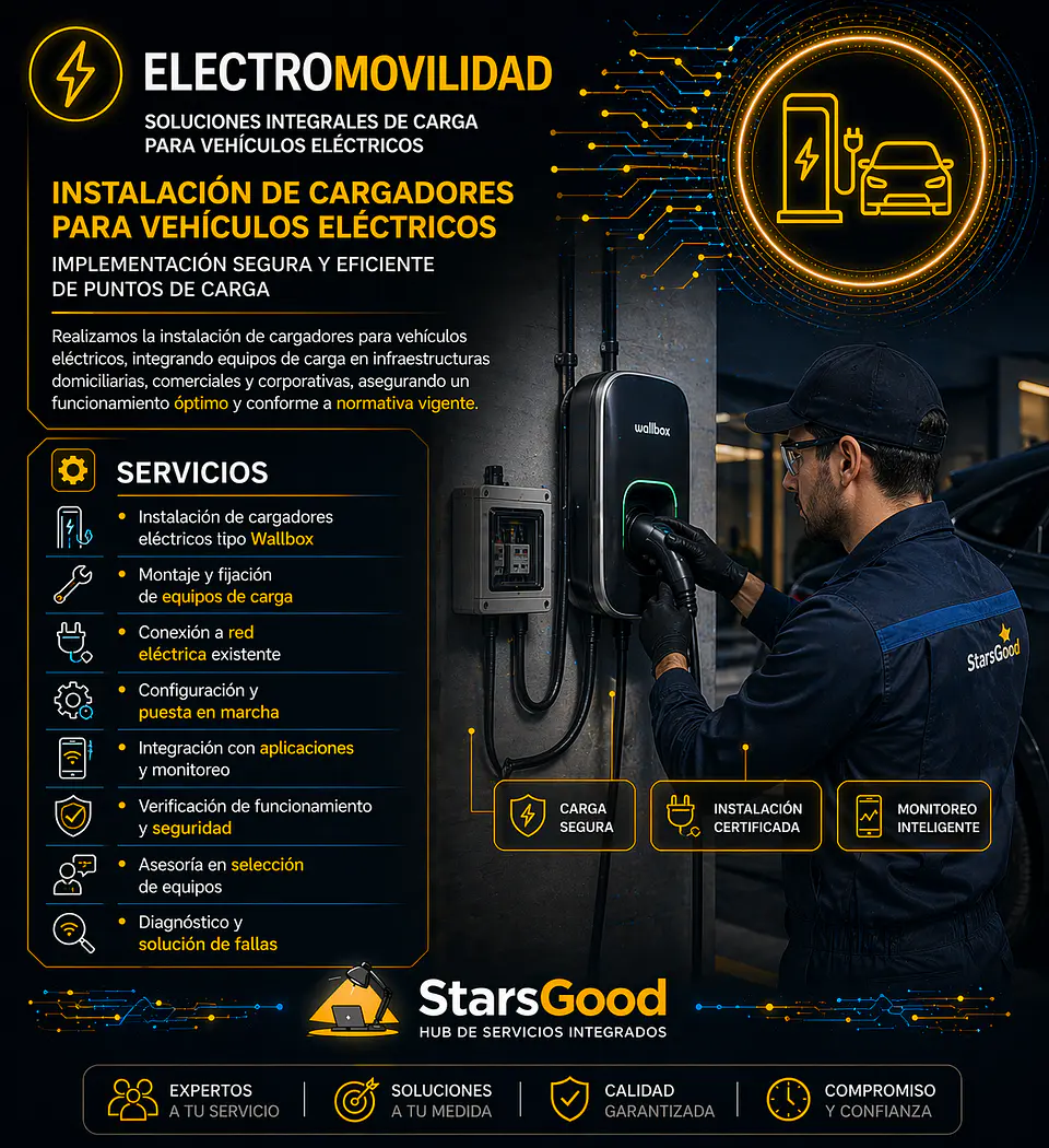 Instalación de Cargadores para Vehículos Eléctricos 1