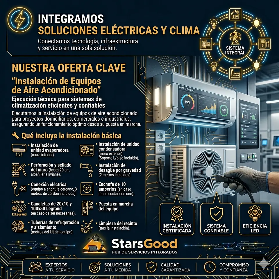Instalacion de equipos de aire acondicionado  1