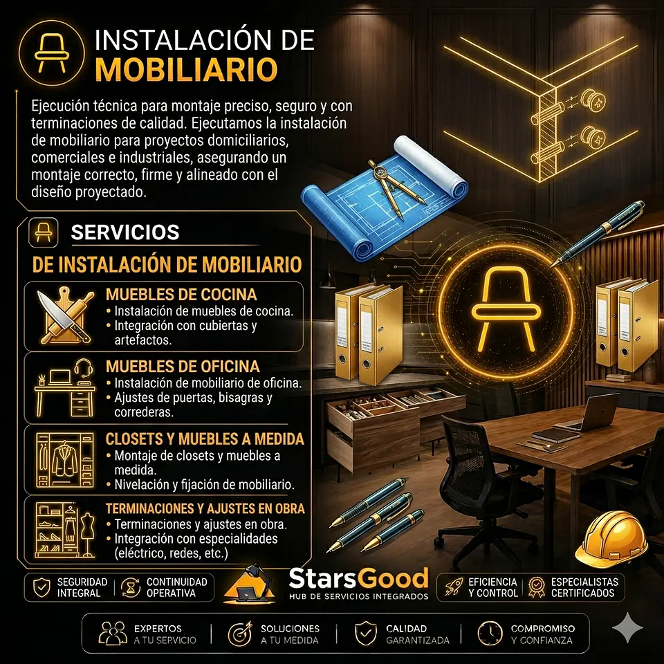 Instalación de Mobiliario 1