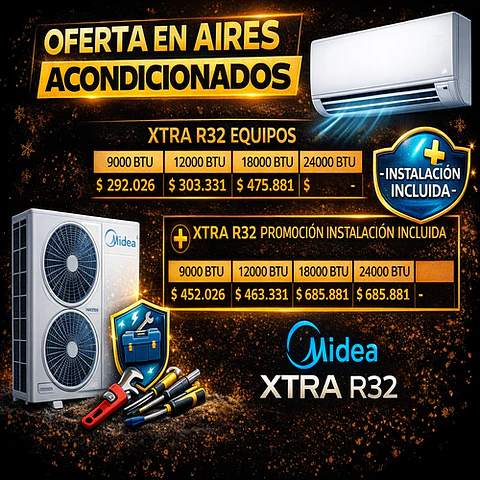 Equipo de Aire Acondicionado Midea