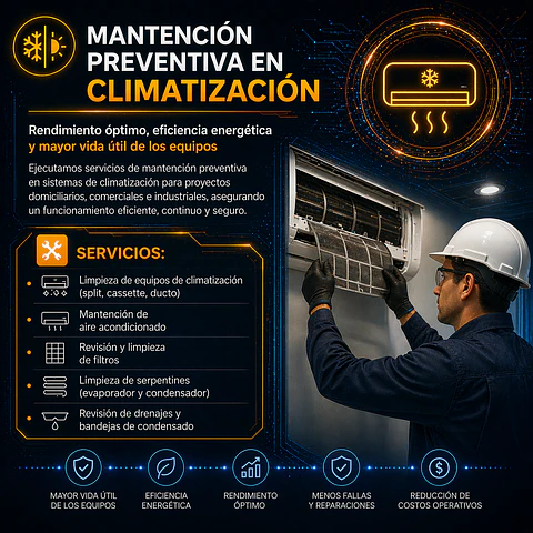 Mantención Preventiva en Climatización