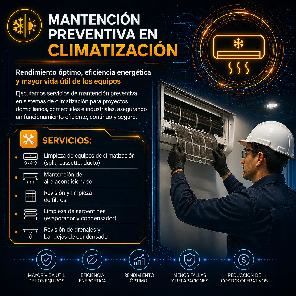 Mantención Preventiva en Climatización 1