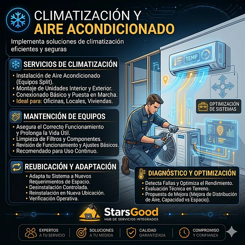 Climatización.