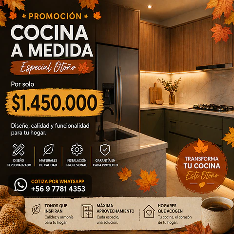 Cocinas a Medida | Promoción Otoño 🍂