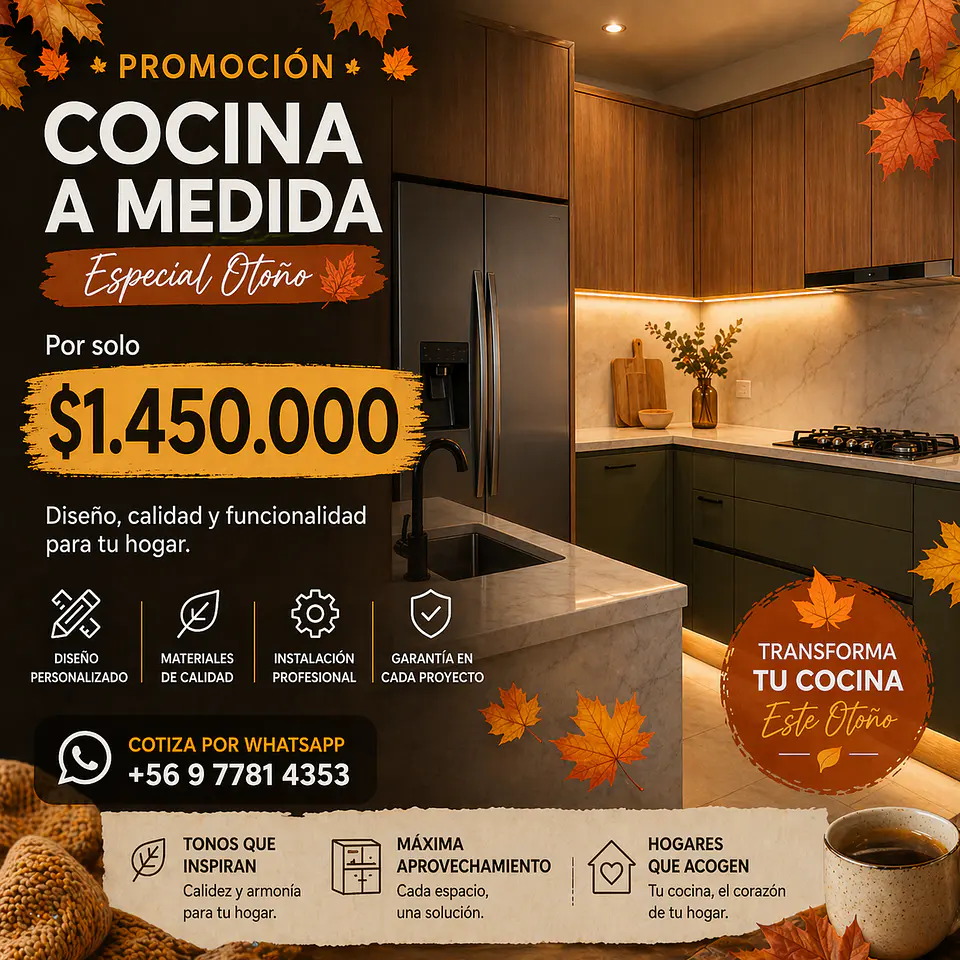Cocinas a Medida | Promoción Otoño 🍂 1
