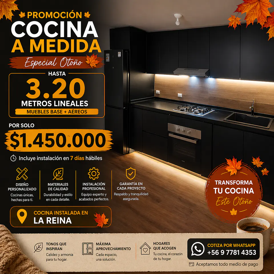 Cocinas a Medida | Promoción Otoño 🍂 3