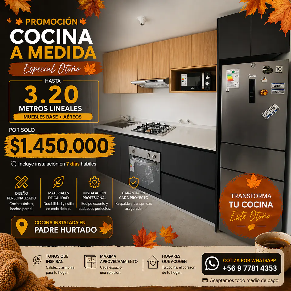 Cocinas a Medida | Promoción Otoño 🍂 5