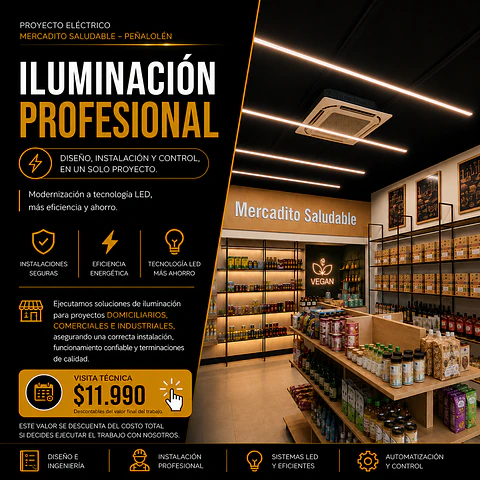 Iluminación LED y Domótica: Diseño e Instalación en Santiago
