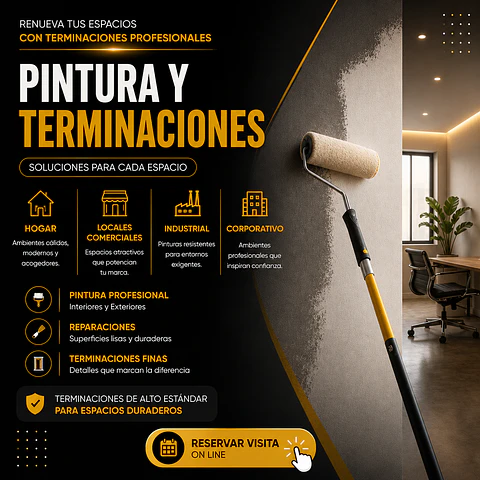 Servicio de Pintura Profesional y Terminaciones