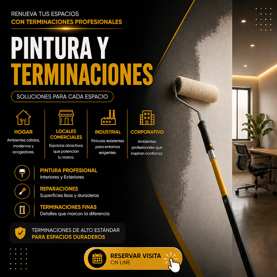 Servicio de Pintura Profesional y Terminaciones 1