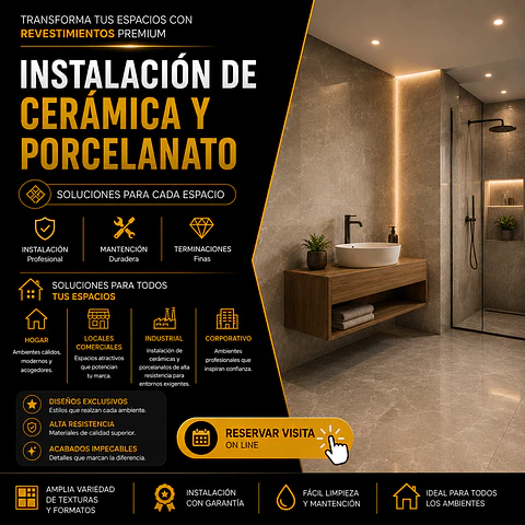 Instalación de Cerámica y Porcelanato