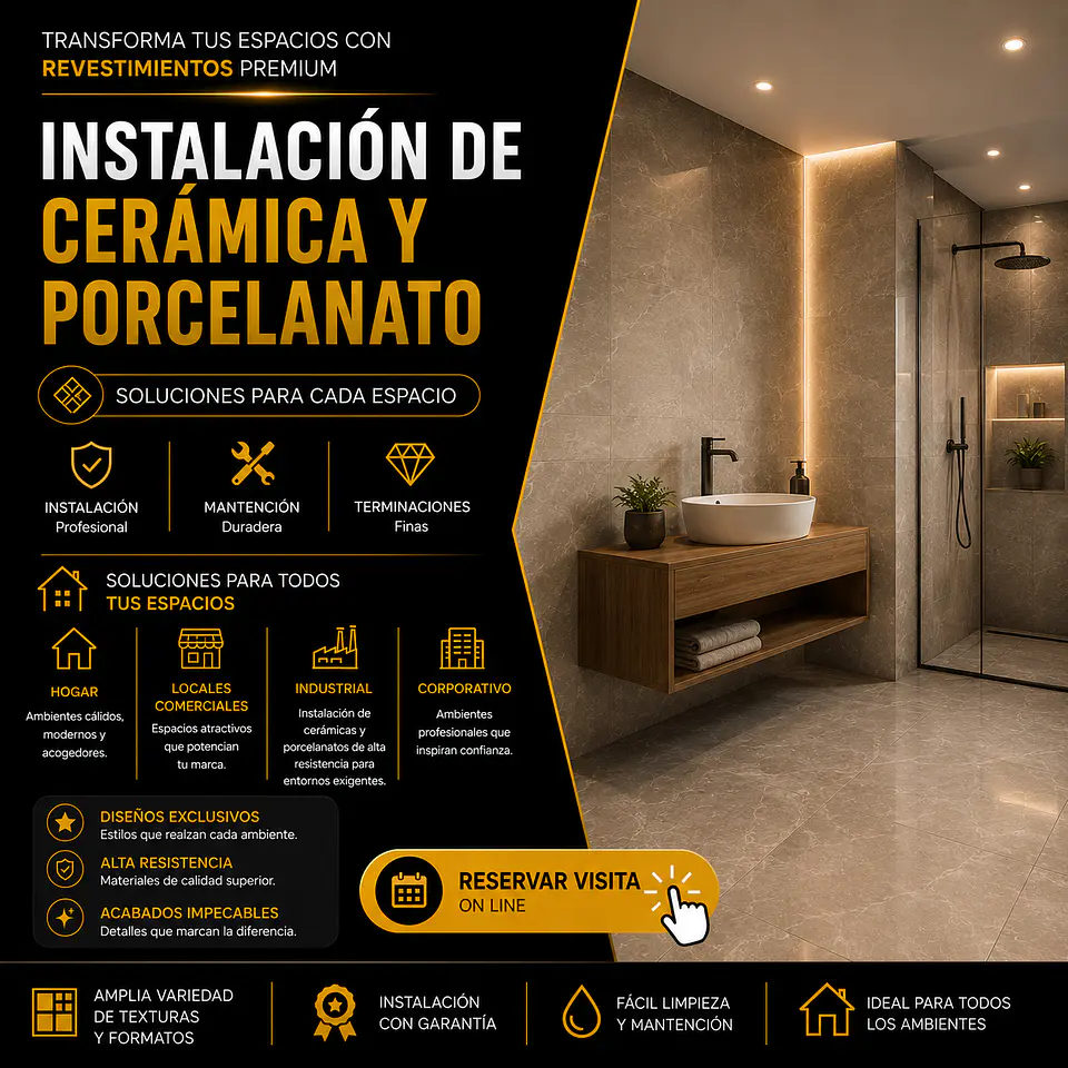 Instalación de Cerámica y Porcelanato 1