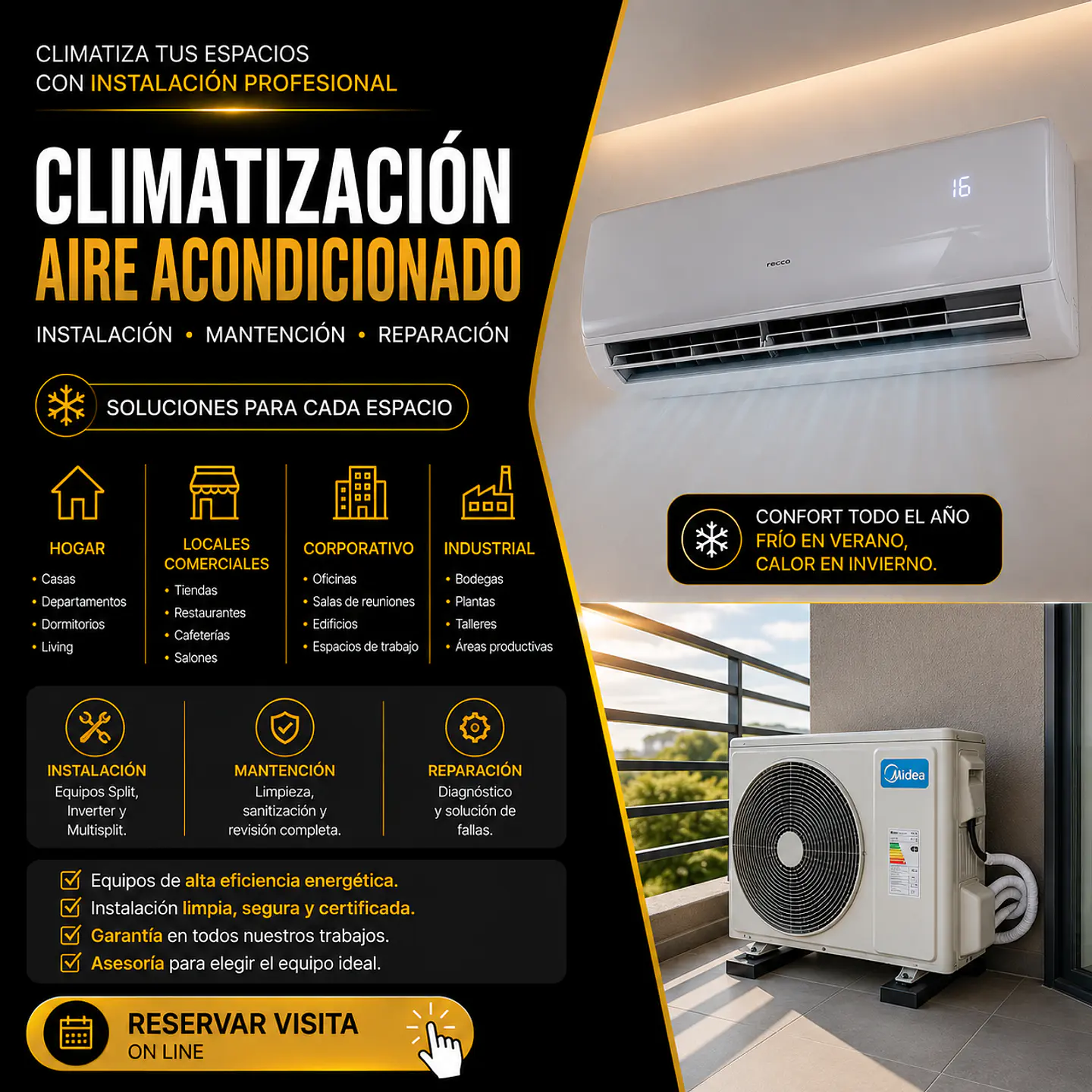 Instalacion de equipos de aire acondicionado  1