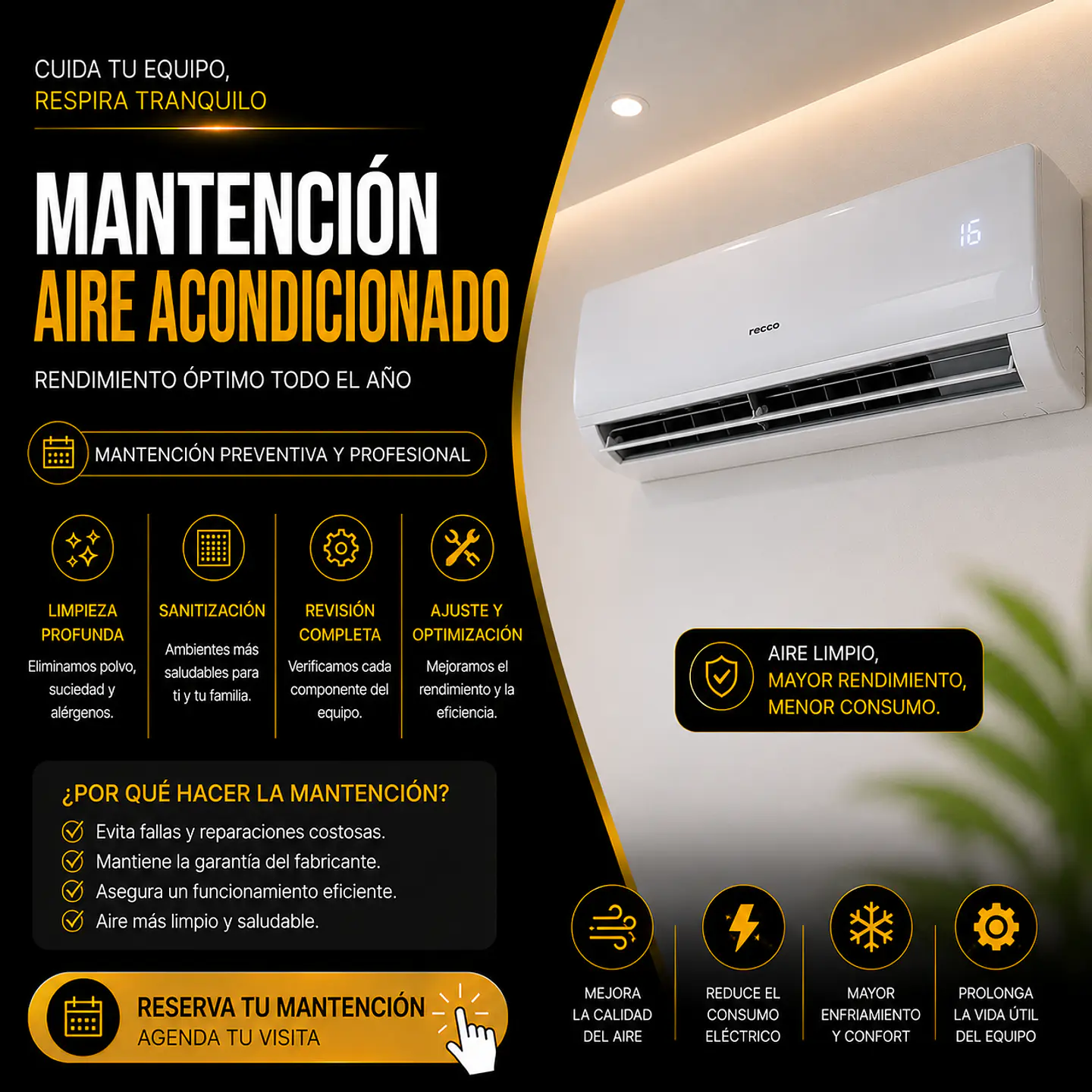 Mantención de Aire Acondicionado 1