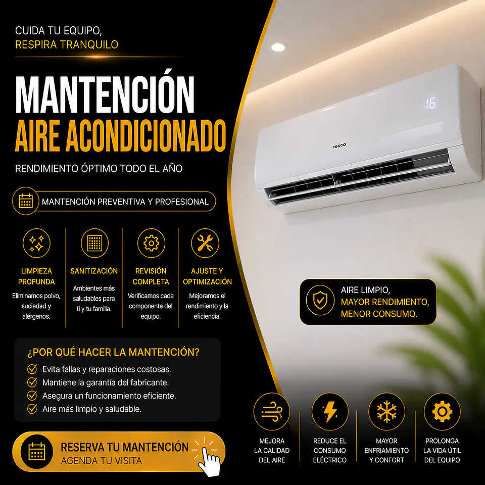 Mantención de Aire Acondicionado 1