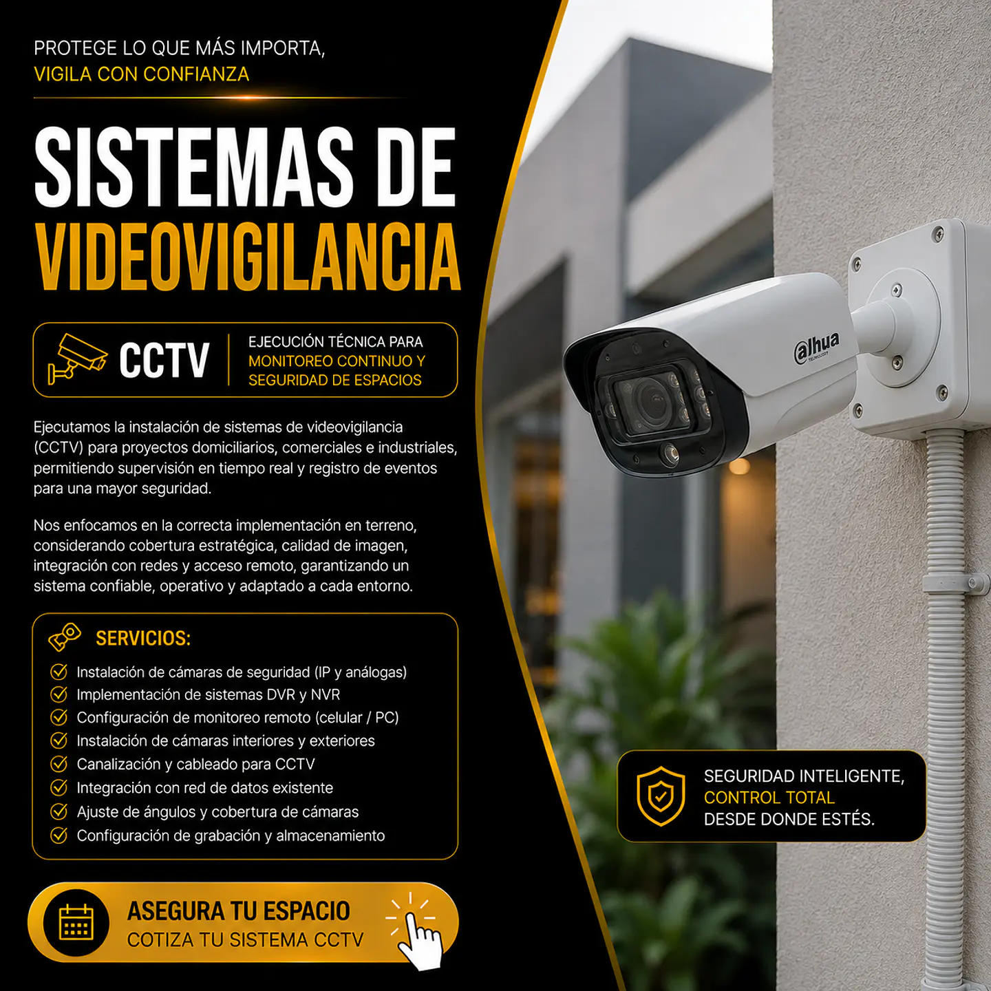 Instalación de Sistemas de Videovigilancia CCTV 1
