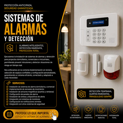 Instalación de Sistemas de Alrmas y Detección