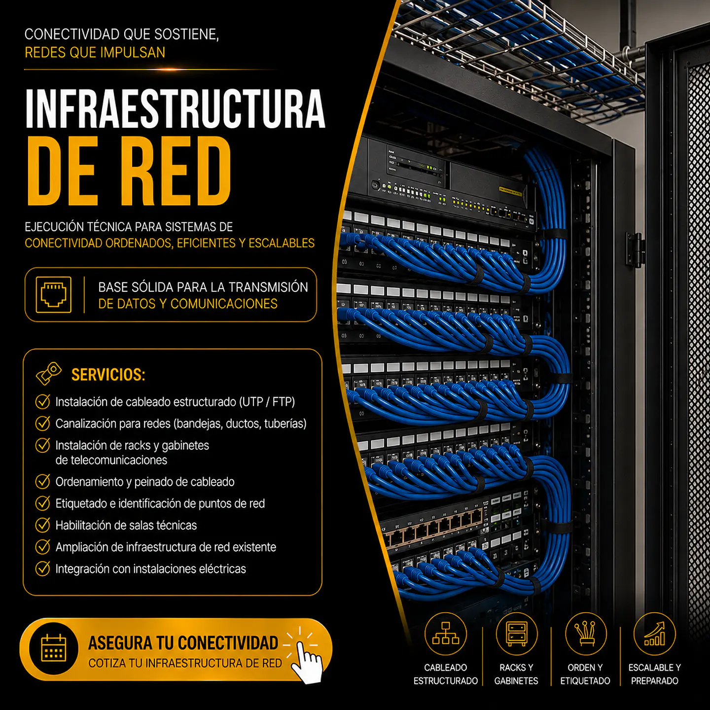 Instalación de Infraestructura de Red y Cableado Estructurado 1
