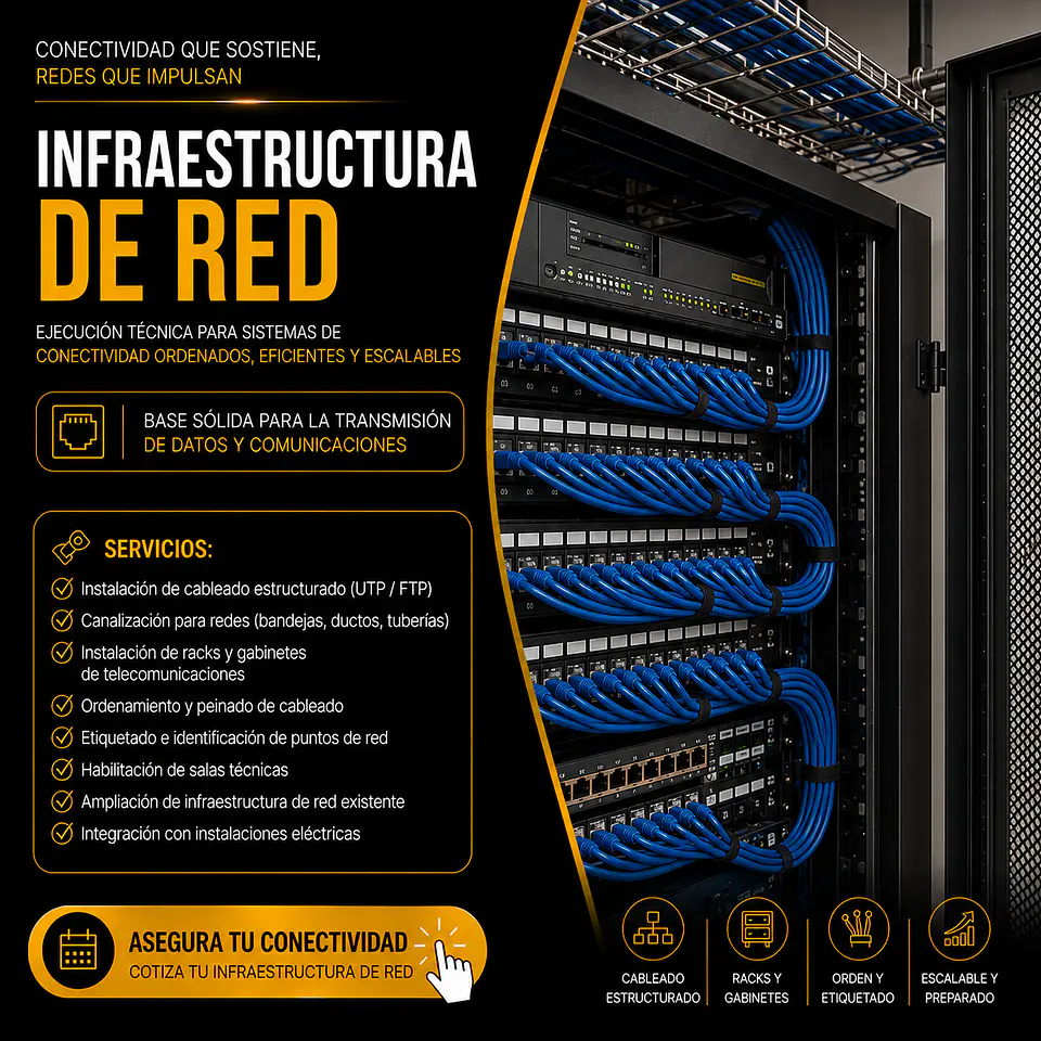 Instalación de Infraestructura de Red y Cableado Estructurado 1