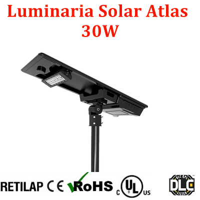 Luminaria Solar Atlas 30 Watts.