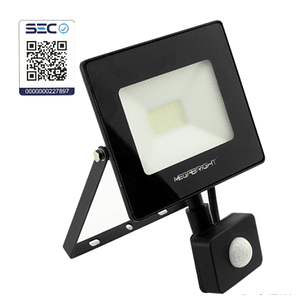 Foco LED Halogeno 30 Watts C/ Sensor De Movimiento