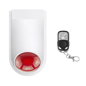 KIT 6 - ALARMA COMUNITARIA ABS PROYTEL | 15W + 1 Control Remoto + batería de respaldo