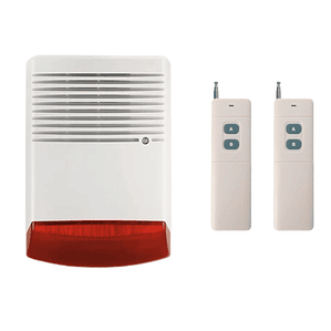 KIT 7 - ALARMA COMUNITARIA PROYTEL | 50W + 2 Controles Remotos de largo alcance + Batería de respaldo