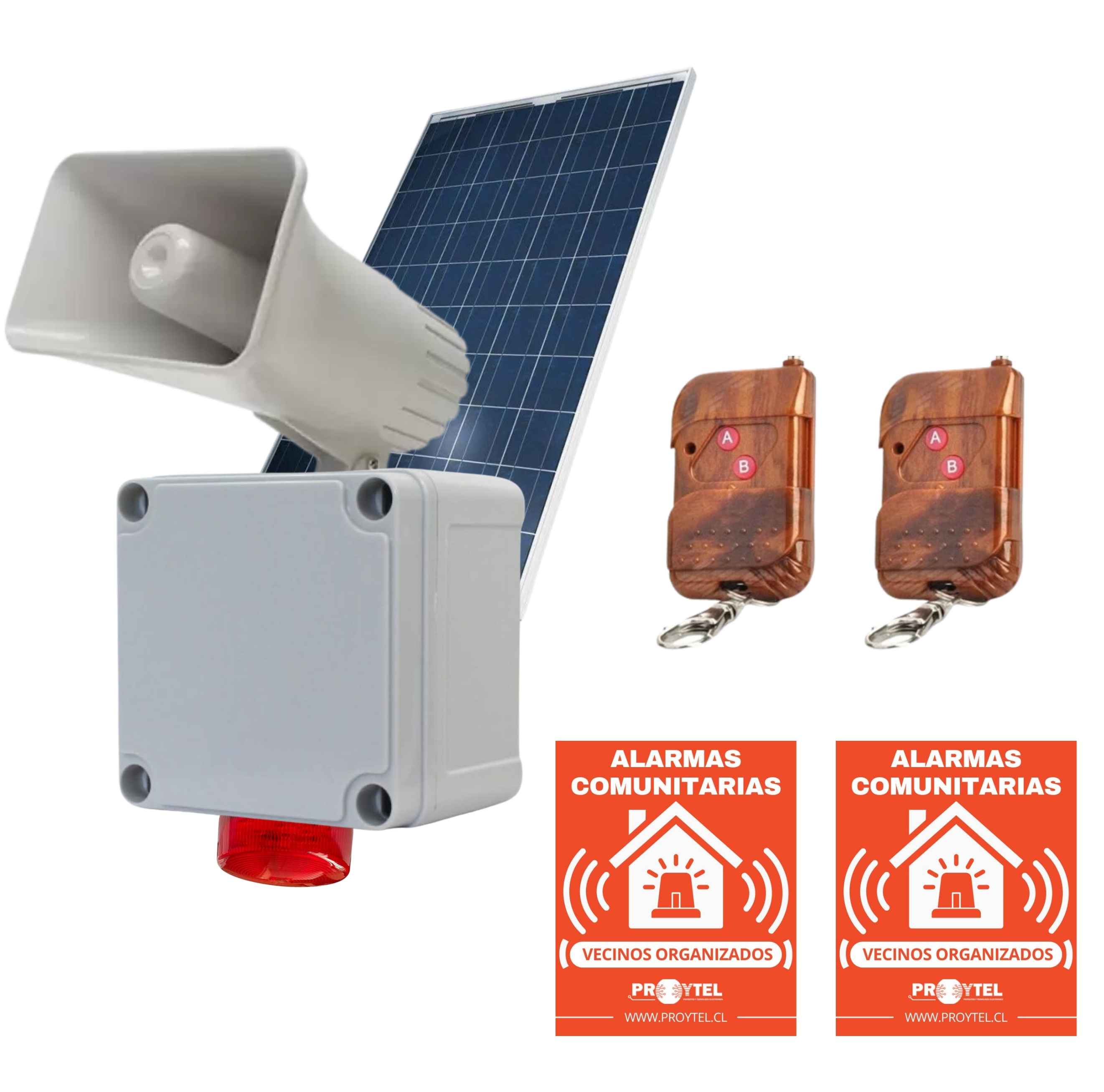 30W + 2 Controles Remotos + 2 Placas disuasivas